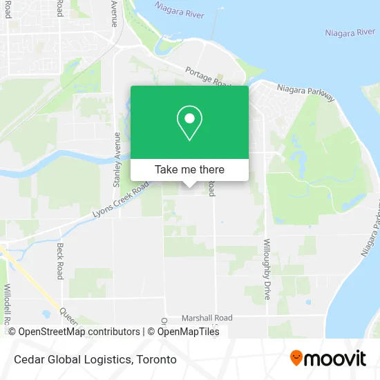 Cedar Global Logistics map