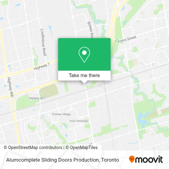Alumcomplete Sliding Doors Production map