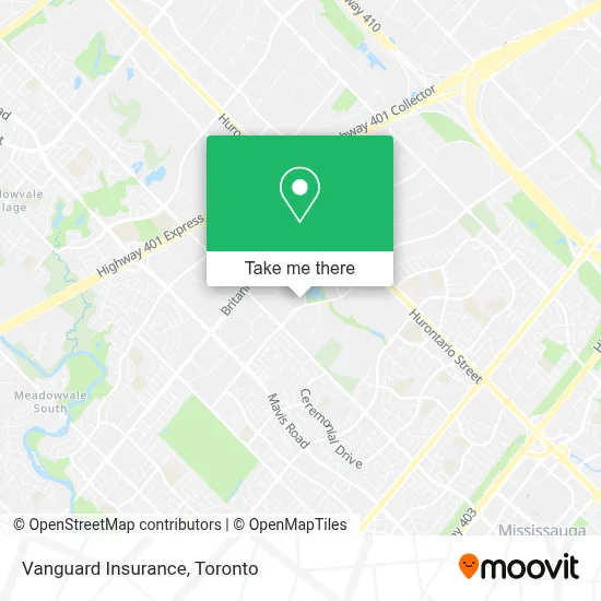 Vanguard Insurance map