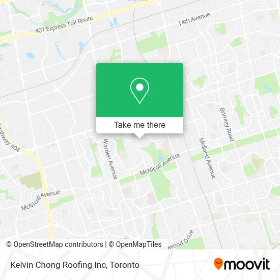 Kelvin Chong Roofing Inc map