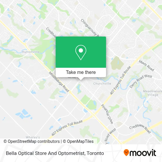 Bella Optical Store And Optometrist map