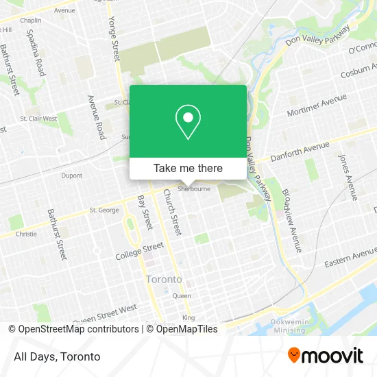 All Days map