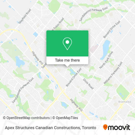 Apex Structures Canadian Constructions map
