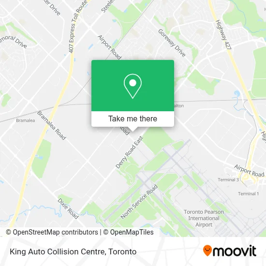 King Auto Collision Centre map