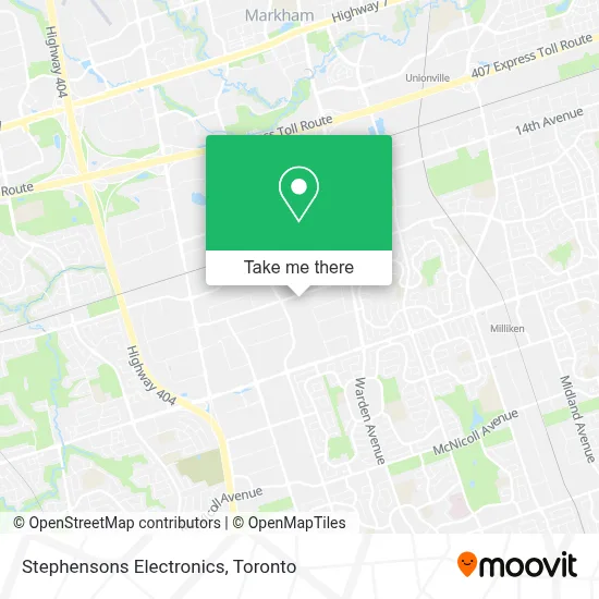 Stephensons Electronics map