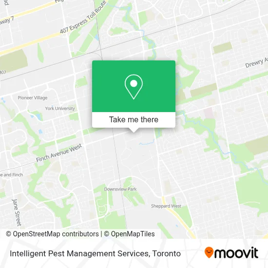 Intelligent Pest Management Services map