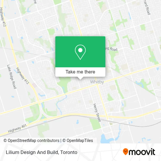 Lilium Design And Build map