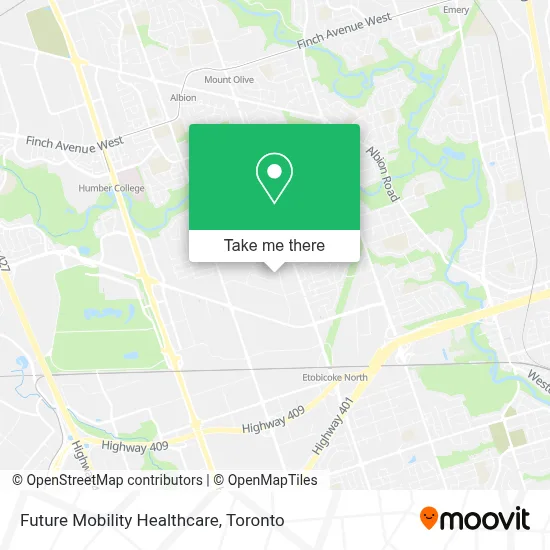 Future Mobility Healthcare map