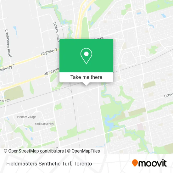 Fieldmasters Synthetic Turf map