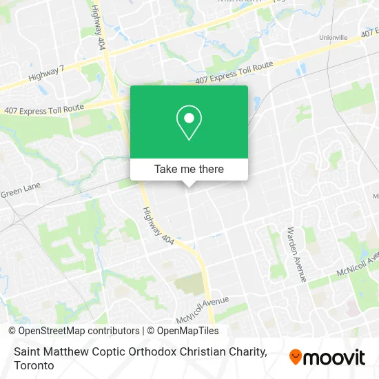 Saint Matthew Coptic Orthodox Christian Charity map