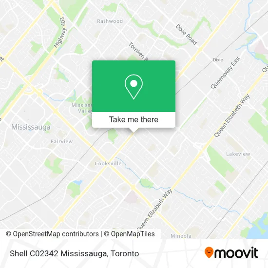 Shell C02342 Mississauga map