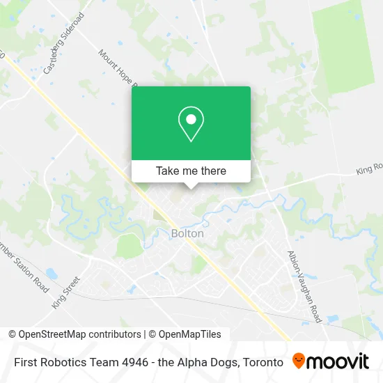 First Robotics Team 4946 - the Alpha Dogs map