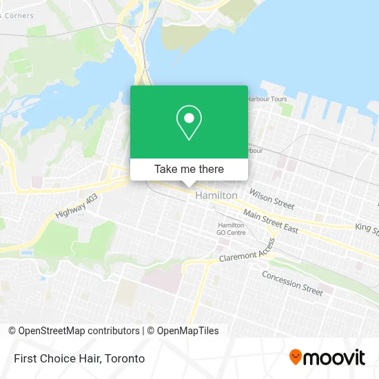 First Choice Hair map