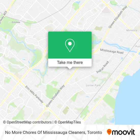 No More Chores Of Mississauga Cleaners map