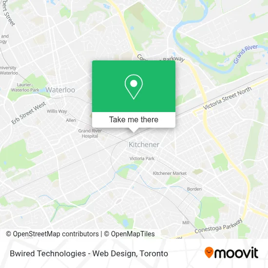 Bwired Technologies - Web Design map