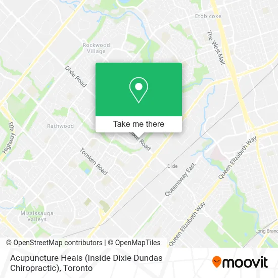 Acupuncture Heals (Inside Dixie Dundas Chiropractic) map