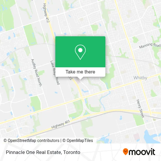 Pinnacle One Real Estate map