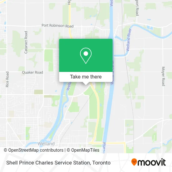 Shell Prince Charles Service Station map