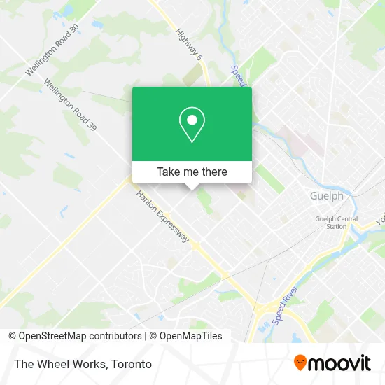 The Wheel Works map