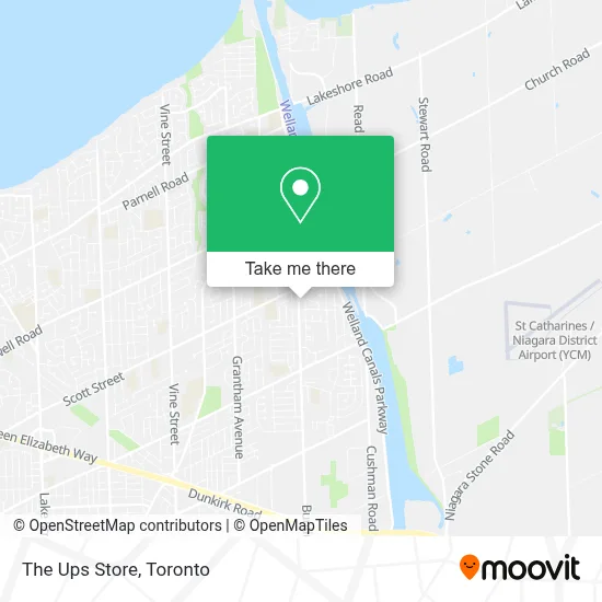 The Ups Store map