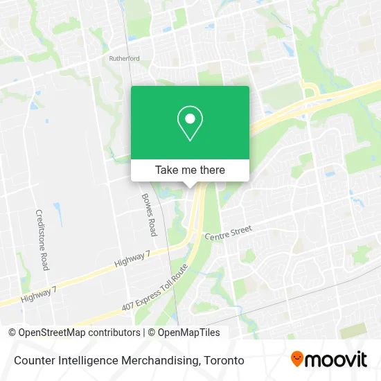 Counter Intelligence Merchandising map