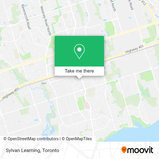 Sylvan Learning map