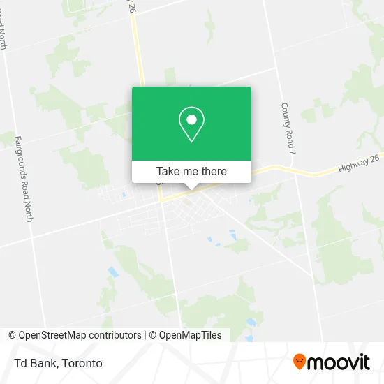 Td Bank map