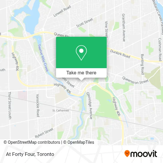 At Forty Four map