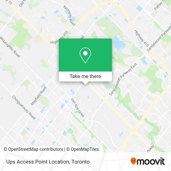 Ups Access Point Location plan