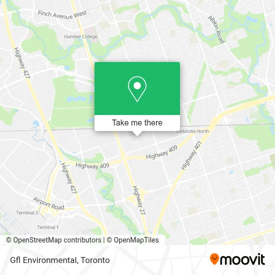 Gfl Environmental map