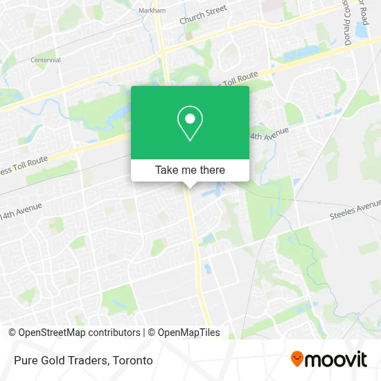 Pure Gold Traders map