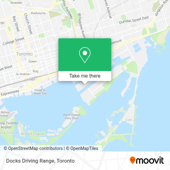 Docks Driving Range map