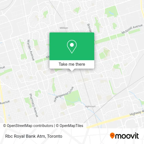 Rbc Royal Bank Atm map