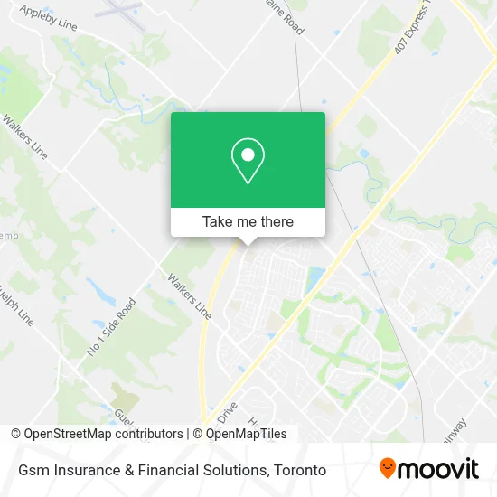 Gsm Insurance & Financial Solutions map