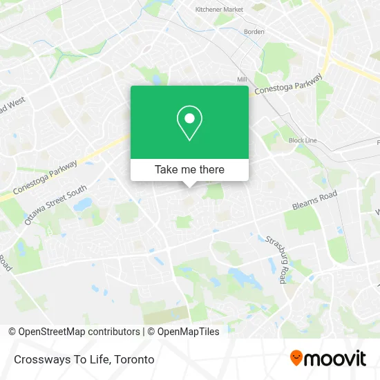 Crossways To Life map