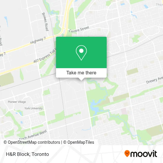 H&R Block map