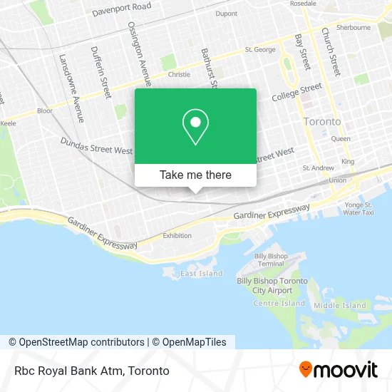 Rbc Royal Bank Atm map