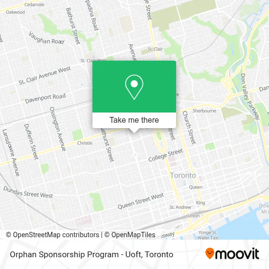 Orphan Sponsorship Program - Uoft map