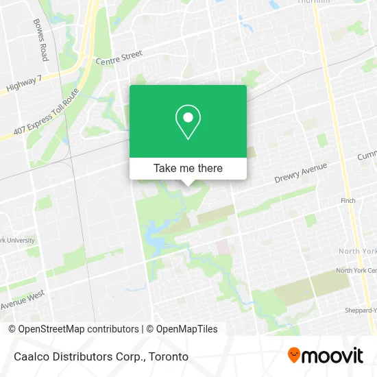 Caalco Distributors Corp. map