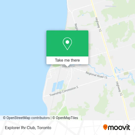Explorer Rv Club map