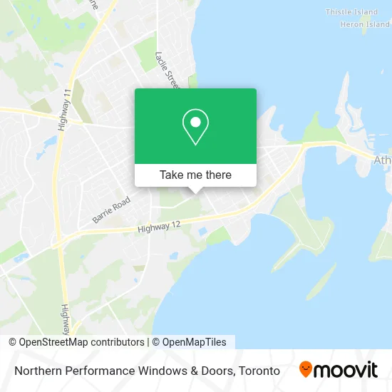 Northern Performance Windows & Doors map