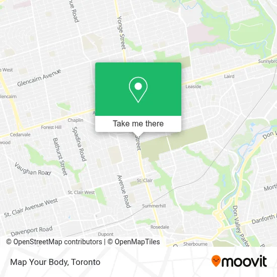 Map Your Body map