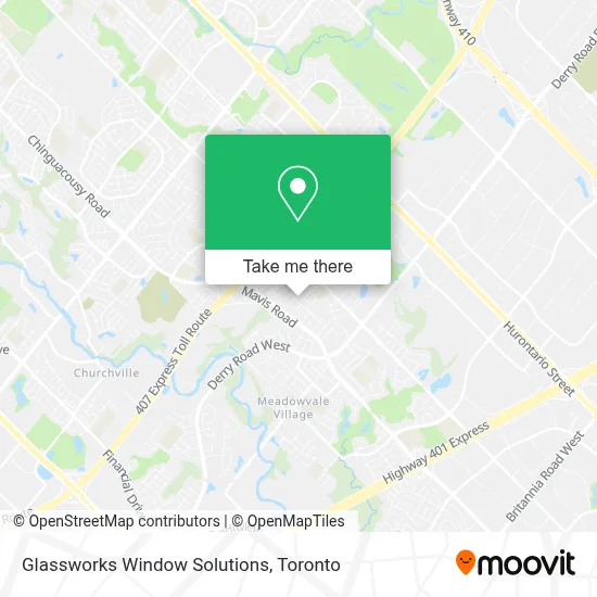 Glassworks Window Solutions map