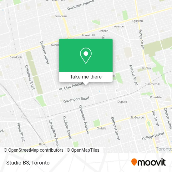 Studio B3 map