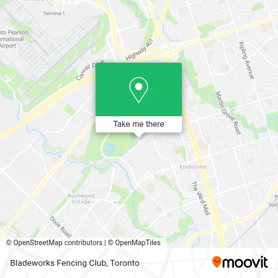 Bladeworks Fencing Club map
