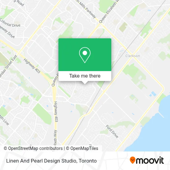 Linen And Pearl Design Studio map