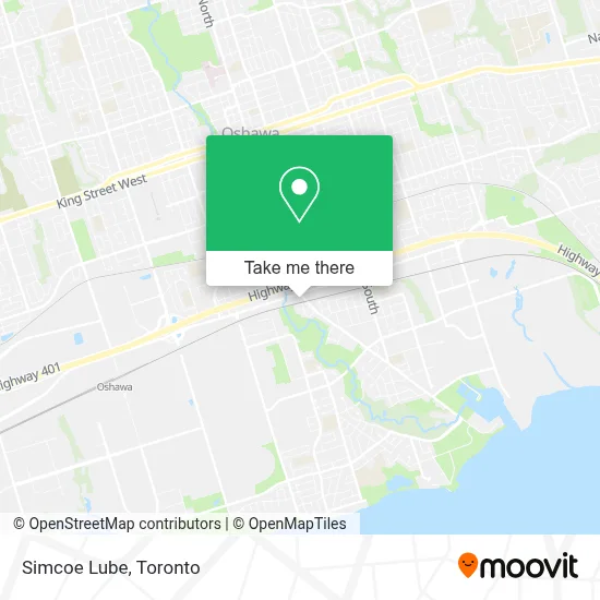 Simcoe Lube map
