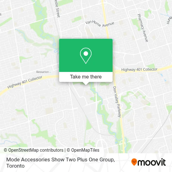Mode Accessories Show Two Plus One Group map