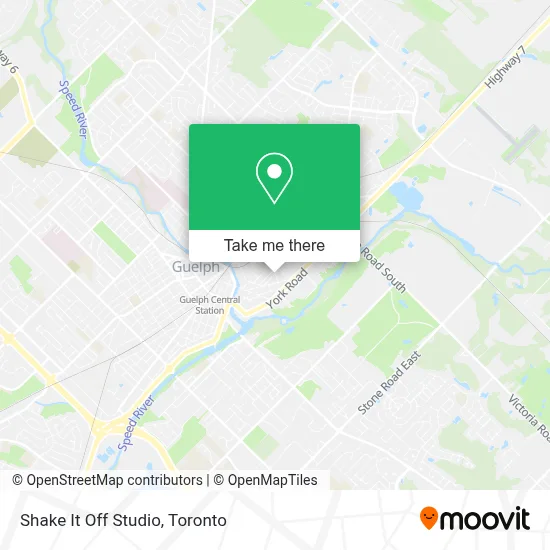 Shake It Off Studio map