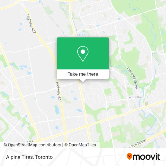 Alpine Tires map